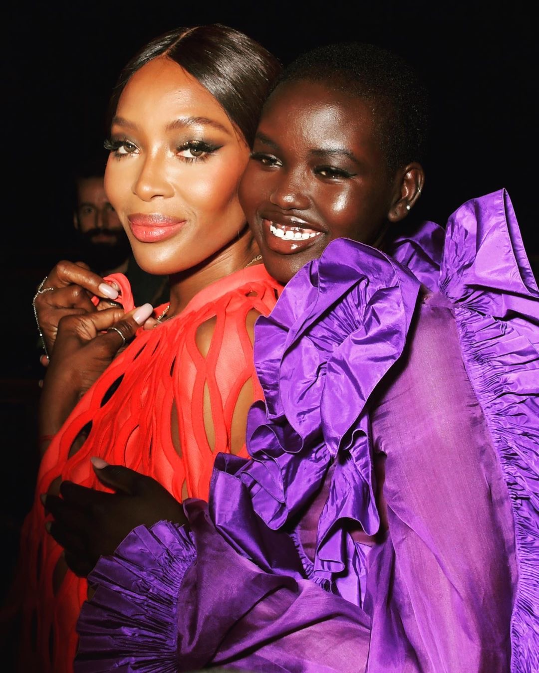 Naomi Campbell & Adut Akech Bior