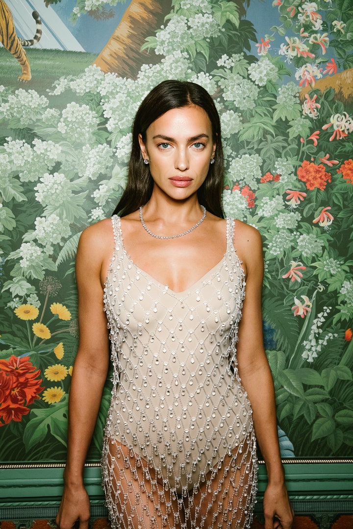 Irena Shayk attends the Tiffany X Vogue Fashion and Film Party at Annabel's