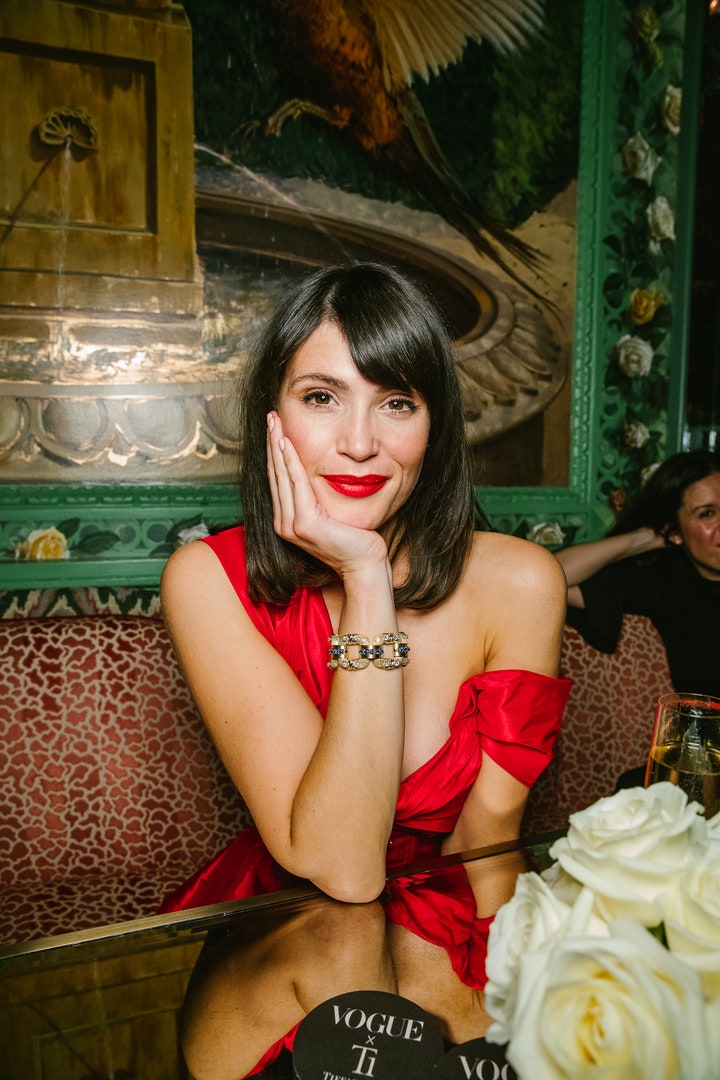 Gemma Arterton attends the Tiffany X Vogue Fashion and Film Party at Annabel's