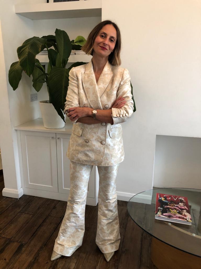 Ivana Giachino, founder of lo studio, wearing Zimmermann