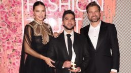 Adriana Lima, Agustín Nicolás Rivero and Joshua Jackson