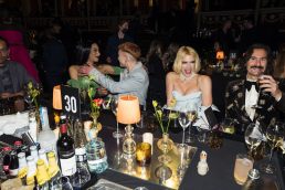 Munroe Bergdorf, Olly Alexander, Billie Piper and Ben Cobb at the Fashion Awards